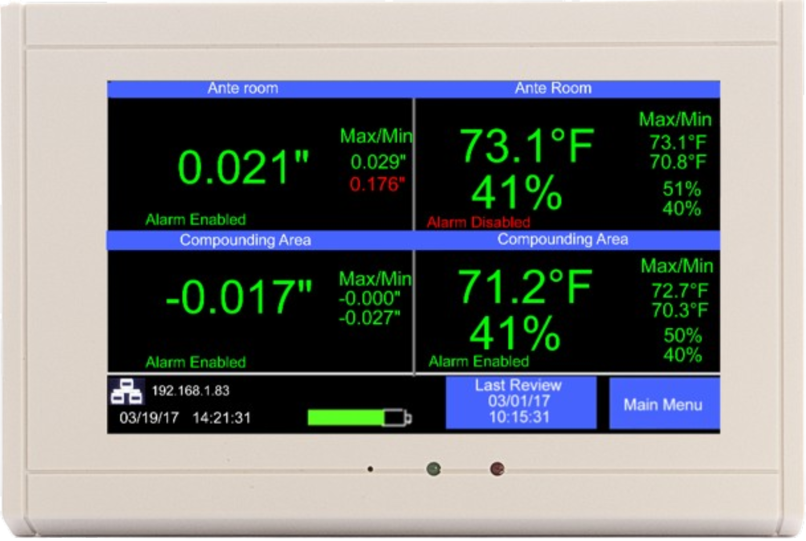 TV2 Quick Check Monitor